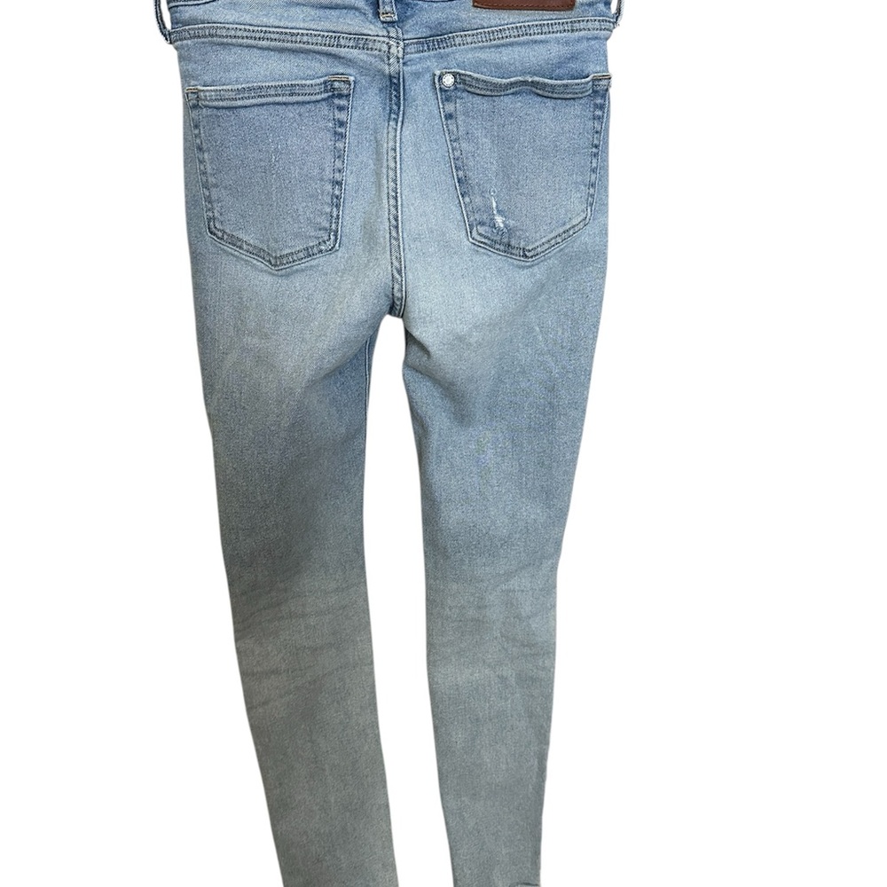 H&M Blue Cotton Blend Fabric - Picture 2 of 4